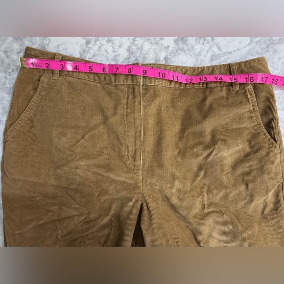 NWOT Talbots Women's Tan Corduroy Pant sz 14 - Picture 3 of 8
